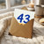 43rd Birthday Card, Happy Birthday Age 43 Card