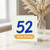 52nd Birthday Card, Happy Birthday Card
