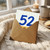 52nd Birthday Card, Happy Birthday Card