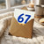 67th Birthday Card, Happy Birthday Card
