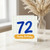 72nd Birthday Card, Happy Birthday Card