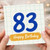 83rd Birthday Card, Happy Birthday Card for 83 Year Old