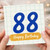 88th Birthday Card, Happy Birthday Card for Him or Her
