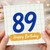 89th Birthday Card, Happy 89th Birthday Card