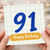 91st Birthday Card, Happy Birthday Card