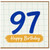 97th Birthday Card, Happy Birthday Card
