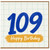 109th Birthday Card, Happy Birthday Age 109 Card