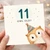 11th Birthday Card, Cute Owl Birthday Card, 11 Owl Old?