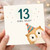 13th Birthday Card, 13 Owl Old Funny Owl Birthday Card