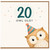 20th Birthday Card, Funny Owl Birthday Card
