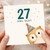 27th Birthday Card, Cute Owl Birthday Card, 27 Owl Old?