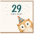29th Birthday Card, Funny Owl Age 29 Card