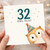 32nd Birthday Card, Owl Old Funny Birthday Card