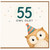 55th Birthday Card, Owl Old? Cute Owl Pun Birthday Card