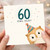 60th Birthday Card, Funny Owl Birthday Card