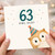 63rd Birthday Card, Funny Owl 63 Owl Old? Birthday Card