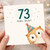 73rd Birthday Card, Owl Old? Cute Owl Age 73 Birthday Card