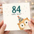 84th Birthday Card, Funny Owl Old Birthday Card