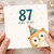 87th Birthday Card, Funny Owl Old Birthday Card