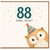 88th Birthday Card, Owl Old? Funny Birthday Card
