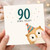 90th Birthday Card, Owl Old Funny Birthday Card