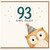 93rd Birthday Card, Owl Old? Funny Birthday Card