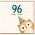 96th Birthday Card, Owl Old Funny Birthday Card