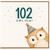 102nd Birthday Card, Funny Owl Old? Birthday Card