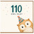 110th Birthday Card, Owl Old Funny Birthday Card