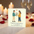 1st Anniversary Card for Sister and Brother-in-Law - Happy First Anniversary, Heartfelt Couple Illustration - Romantic Card for Sister & Brother-in-Law