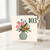 103rd Birthday Card, Floral Vase Design