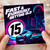 15th Birthday Card, Fast & Furiously Getting Old Car Racing Card