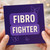 Fibro Fighter Encouragement Card - Purple Butterfly Support Card for Fibromyalgia Awareness, Thinking of You, Get Well Soon, Heartfelt Sympathy