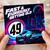 49th Birthday Card, Fast & Furiously Getting Old Racing Card