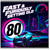 80th Birthday Card, Fast & Furiously Getting Old Retro Neon Birthday Card