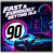 90th Birthday Card, Fast & Furiously Getting Old Retro Car Design