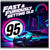 95th Birthday Card, Fast & Furiously Getting Old Retro Racing Car Design