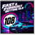 108th Birthday Card, Fast & Furiously Getting Old Neon Car Design