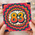 83rd Birthday Card, Retro Colourful Number 83 Birthday Card