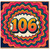 106th Birthday Card, Colourful Retro Style Age 106 Birthday Card