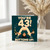 43rd Birthday Card, Funny Bottoms Up Beer Card for Him
