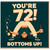 72nd Birthday Card, for Him