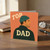 Top Dad Card for Father's Day or Dad's Birthday - Illustrated Dad in Beanie - Heartfelt Greeting Card, Blank Inside