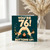 76th Birthday Card, Funny Bottoms Up Celebration Card