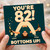 82nd Birthday Card, Funny Bottoms Up Design