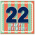 22nd Birthday Card, Happy 22 Birthday Card