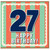 27th Birthday Card, Happy 27th Birthday Card