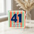 41st Birthday Card, Happy 41 Birthday Card for Him or Her