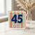 45th Birthday Card, Happy Birthday Card for 45 Year Old