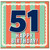 51st Birthday Card, Happy 51st Birthday Card